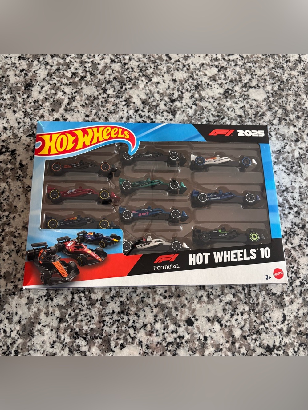 F1 Formula 1 10-Car Set - Hot Wheels
